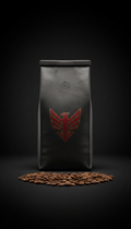 Whole Bean Coffee Matte Black Bag