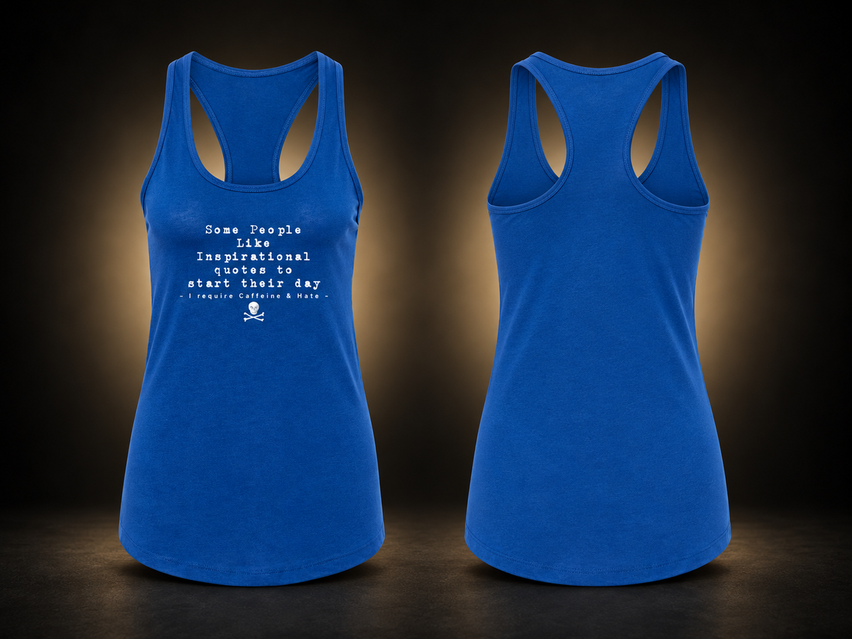 Motivational Quote - Women's Racerback Tank