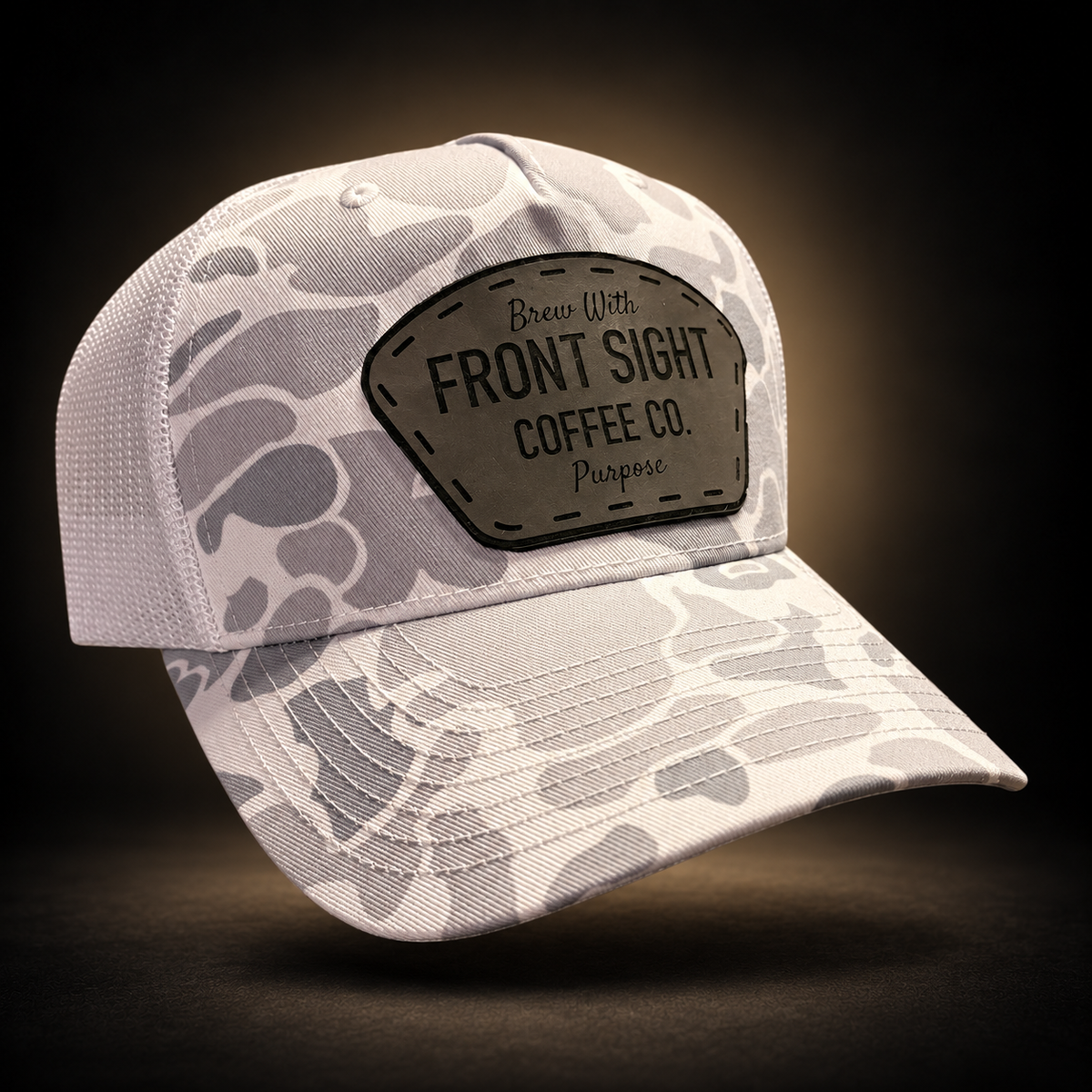 FSCC Leather trucker hat